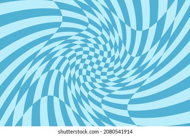 Vector abstract background. Simple  illustration with optical illusion, op art.