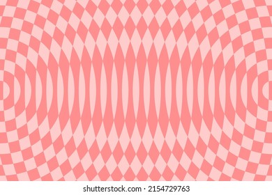 Vector abstract background. Simple  illustration with optical illusion, op art.