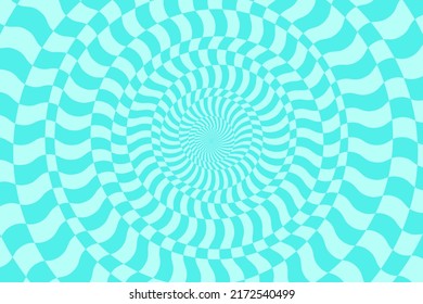 Vector abstract background. Simple illustration with optical illusion, op art.