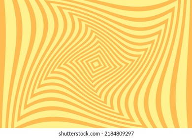 Vector abstract background. Simple illustration with optical illusion, op art.