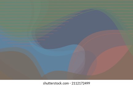 Vector abstract background with smooth flowing shapes.