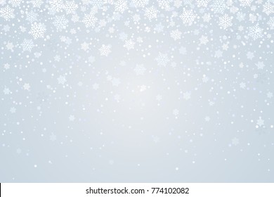 Vector abstract background with snow
