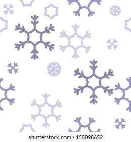 vector abstract background with snowflakes