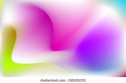 Vector abstract background with soft gradient color colorful