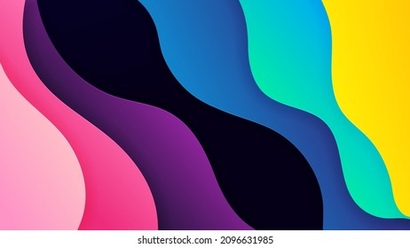 Vector abstract background with soft gradient color and dynamic shadow on background. Vector background for wallpaper. Eps 10
