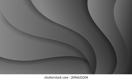 Vector abstract background with soft gradient color and dynamic shadow on background. Vector background for wallpaper. Eps 10