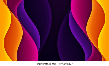 Vector abstract background with soft gradient color and dynamic shadow on background .Vector background for wallpaper,banner, background. Eps 10