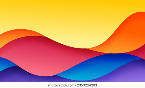 Vector abstract background with soft gradient color and dynamic shadow on background .Vector background for wallpaper. Eps 10