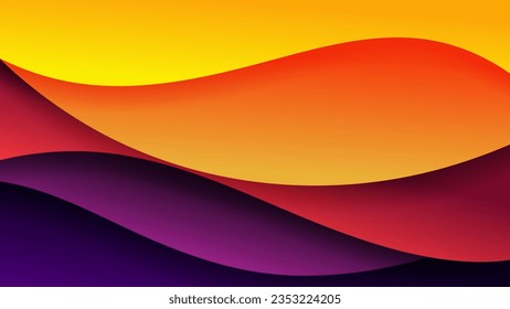 Vector abstract background with soft gradient color and dynamic shadow on background .Vector background for wallpaper. Eps 10
