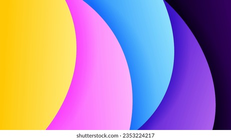 Vector abstract background with soft gradient color and dynamic shadow on background .Vector background for wallpaper. Eps 10