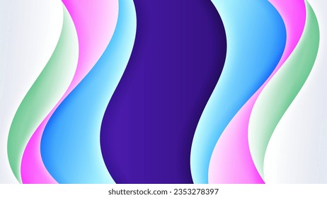 Vector abstract background with soft gradient color and dynamic shadow on background .Vector background for wallpaper. Eps 10