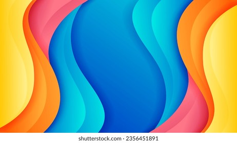 Vector abstract background with soft gradient color and dynamic shadow on background .Vector background for wallpaper. Eps 10