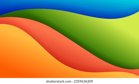 Vector abstract background with soft gradient color and dynamic shadow on background .Vector background for wallpaper. Eps 10