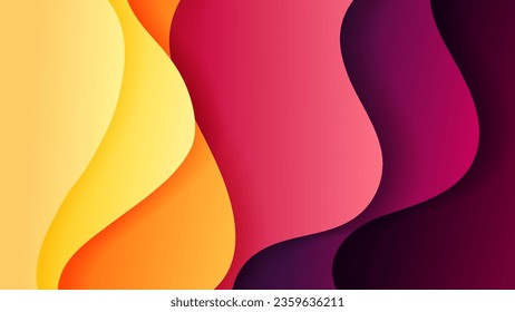 Vector abstract background with soft gradient color and dynamic shadow on background .Vector background for wallpaper. Eps 10