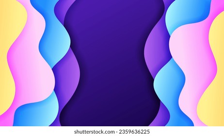 Vector abstract background with soft gradient color and dynamic shadow on background .Vector background for wallpaper. Eps 10