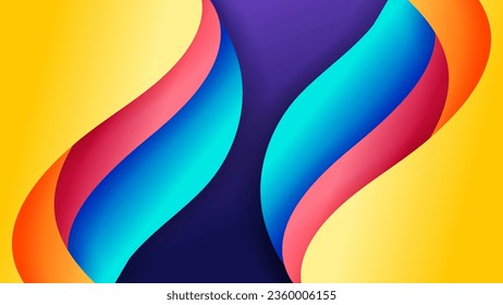 Vector abstract background with soft gradient color and dynamic shadow on background .Vector background for wallpaper. Eps 10