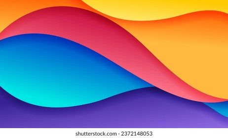 Vector abstract background with soft gradient color and dynamic shadow on background .Vector background for wallpaper. Eps 10