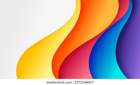 Vector abstract background with soft gradient color and dynamic shadow on background .Vector background for wallpaper. Eps 10