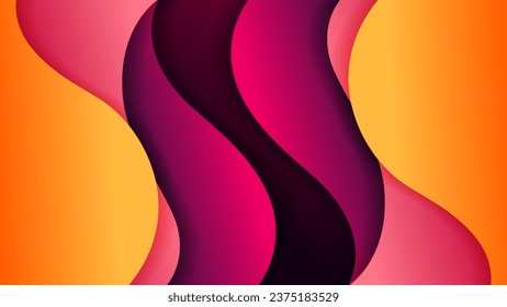 Vector abstract background with soft gradient color and dynamic shadow on background .Vector background for wallpaper. Eps 10