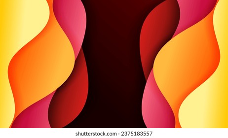 Vector abstract background with soft gradient color and dynamic shadow on background .Vector background for wallpaper. Eps 10
