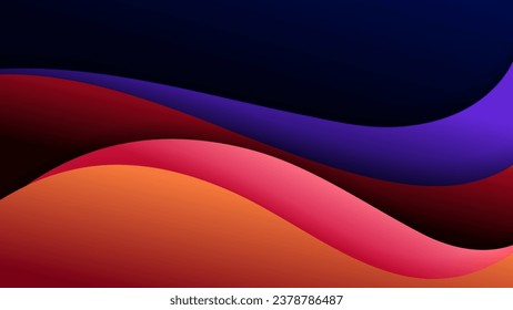 Vector abstract background with soft gradient color and dynamic shadow on background .Vector background for wallpaper. Eps 10