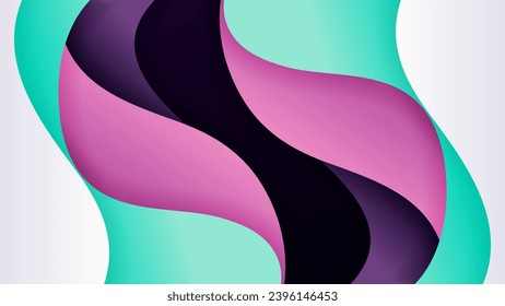 Vector abstract background with soft gradient color and dynamic shadow on background .Vector background for wallpaper. Eps 10