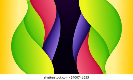 Vector abstract background with soft gradient color and dynamic shadow on background .Vector background for wallpaper. Eps 10