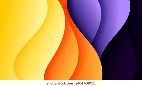 Vector abstract background with soft gradient color and dynamic shadow on background .Vector background for wallpaper. Eps 10