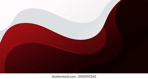 Vector abstract background with soft gradient waving line