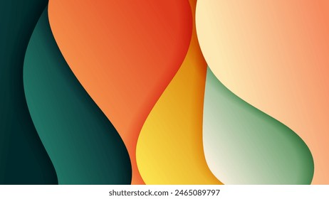Vector abstract background with soft gradient color on background .Vector background for wallpaper. Eps 10