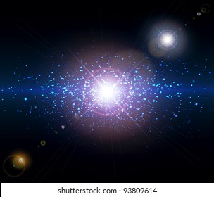 vector abstract background space