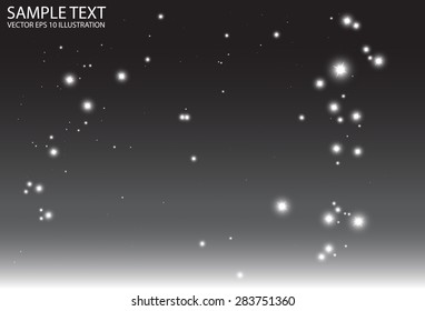 Vector abstract background sparkles illustration - Abstract dark glitters background design illustration