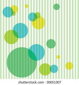 vector abstract background with spheres and lines