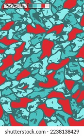 Vector abstract background with sport pattern