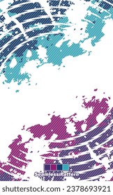 Vector abstract background with sport pattern