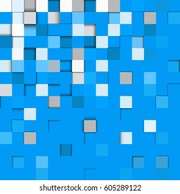 Vector, abstract background with squares, illustration