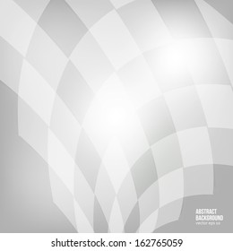 Vector abstract background. Squares and white geometric