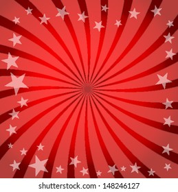 vector abstract background of star burst