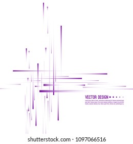 Vector abstract background with straight parallel horizontal and vertical lines of purple color intersecting with each other.