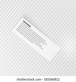 Vector abstract background striped. White and line.