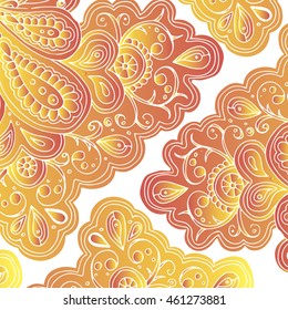 vector abstract background in the style of boho