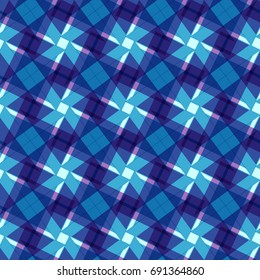Vector Abstract Background. Stylish Endless Geometric Ornament. Overlay Midnight Blue and Purple Art. Good for Banners, Web Design, Flyer, Cover, Wrapping Paper.