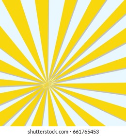 Vector abstract background with sunny beams .