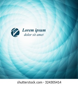 vector abstract  background with swirly  lines. Eps10