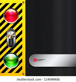 Vector abstract background with techno elements.