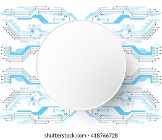 Vector abstract background of technological innovation.
