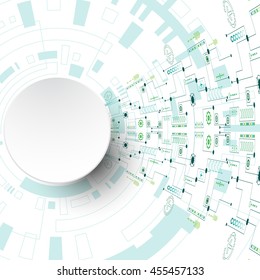 Vector abstract background technology concept.