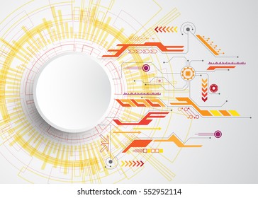 Vector abstract background technology concept.