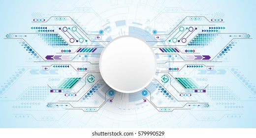 Vector abstract background technology concept.