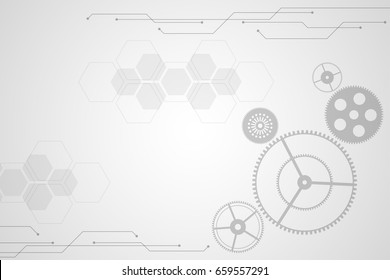 Vector abstract background technology concept.